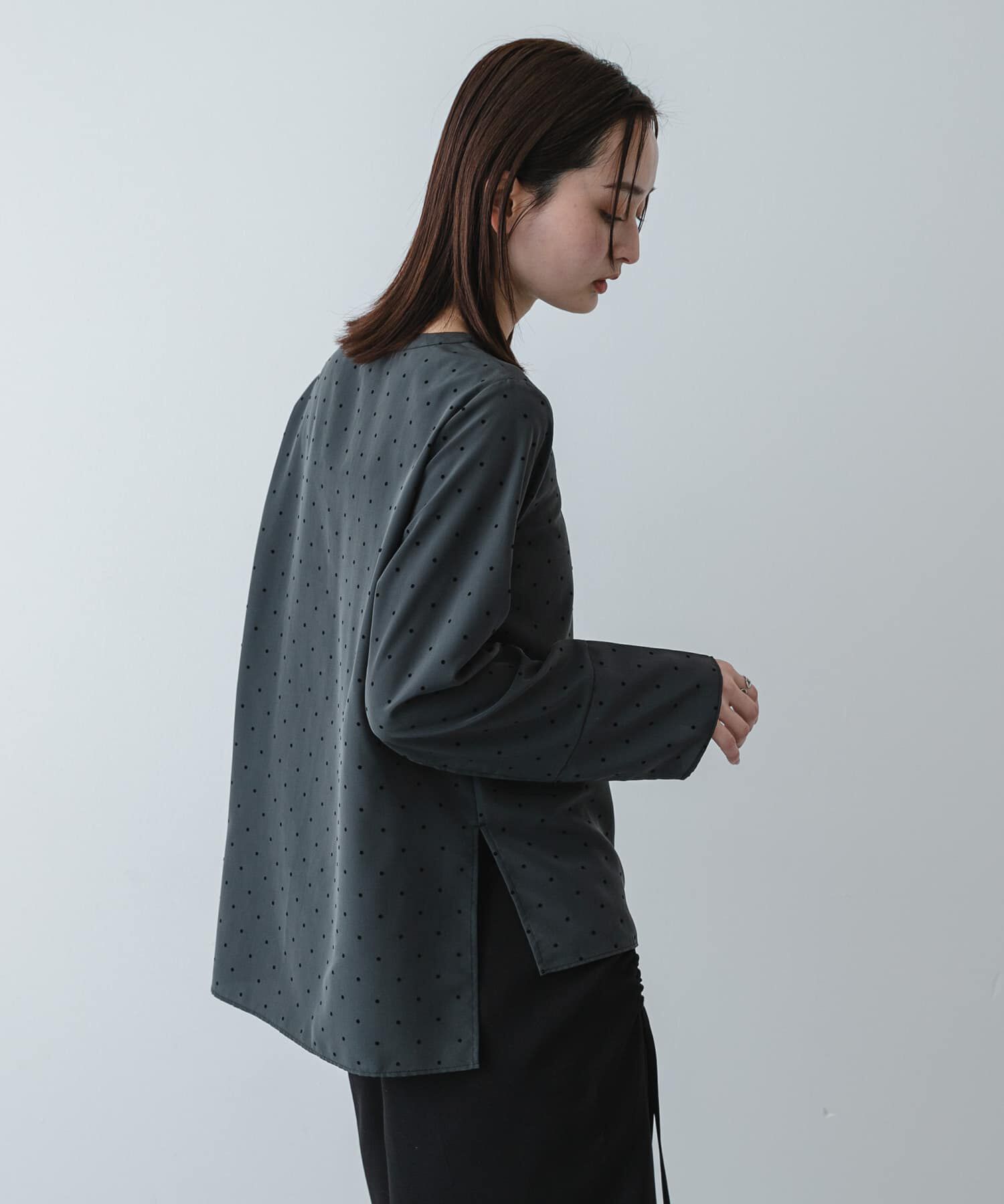 SENSE OF PLACE by URBAN RESEARCH「『イージーケア』ドットアソートTブラウス」|シャツ・ブラウス|