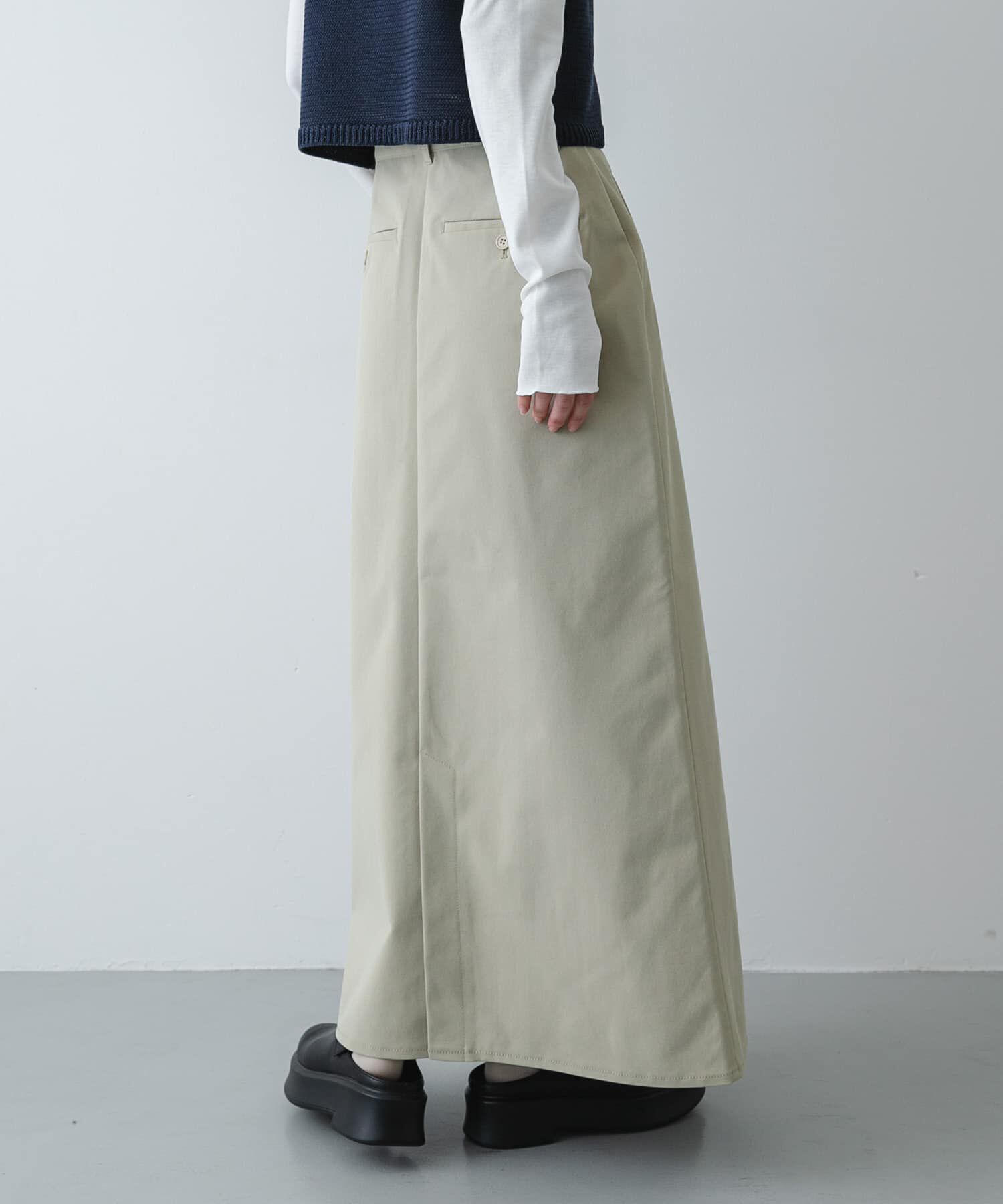 SENSE OF PLACE by URBAN RESEARCH「『イージーケア』フロントポケットチノスカート」|スカート|