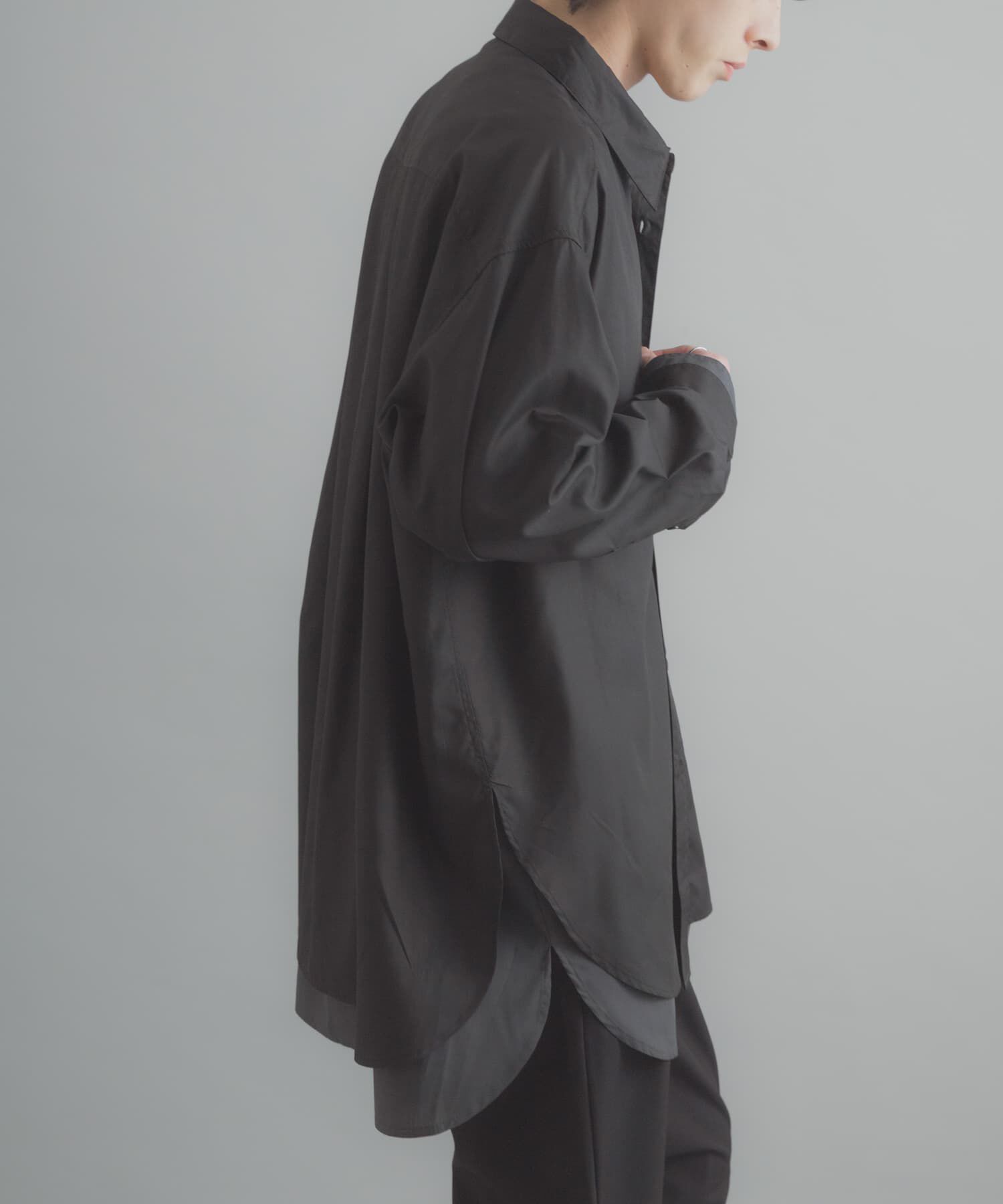 SENSE OF PLACE by URBAN RESEARCH「レイヤードレギュラーカラーシャツ」|シャツ・ブラウス|