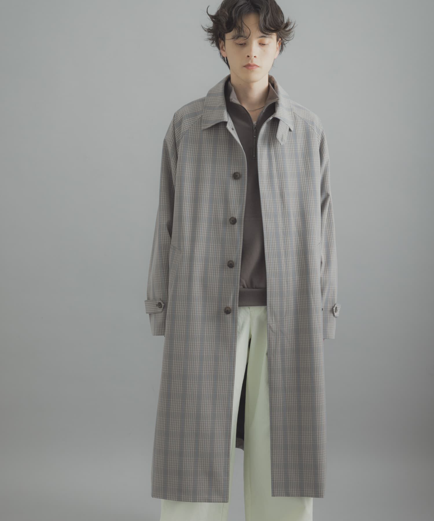 SENSE OF PLACE by URBAN RESEARCH「バルマカーンルーズコート」|ステンカラーコート|