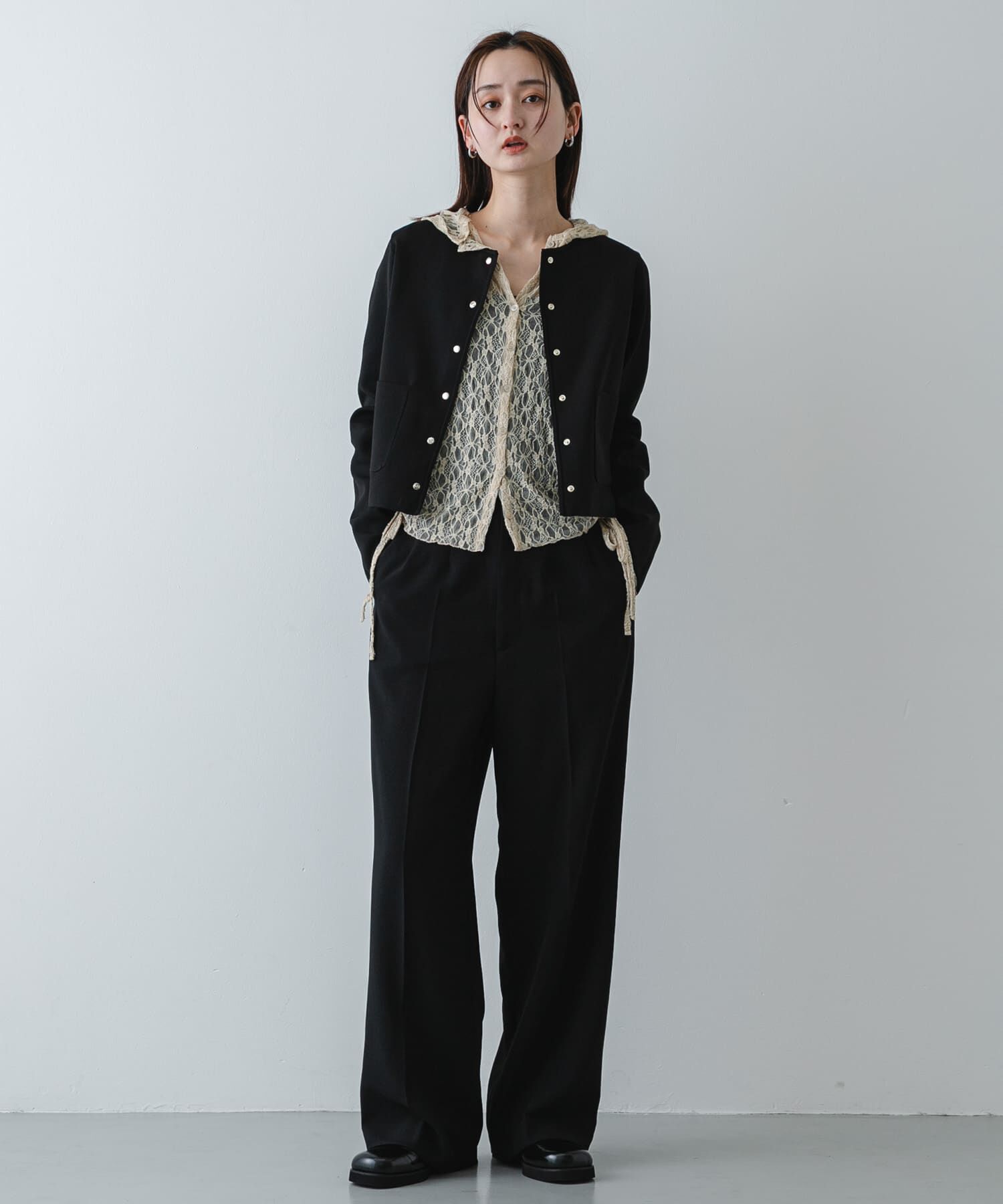 SENSE OF PLACE by URBAN RESEARCH「『洗濯可』コンパクトニットボタンカーディガン」|ニット・セーター|