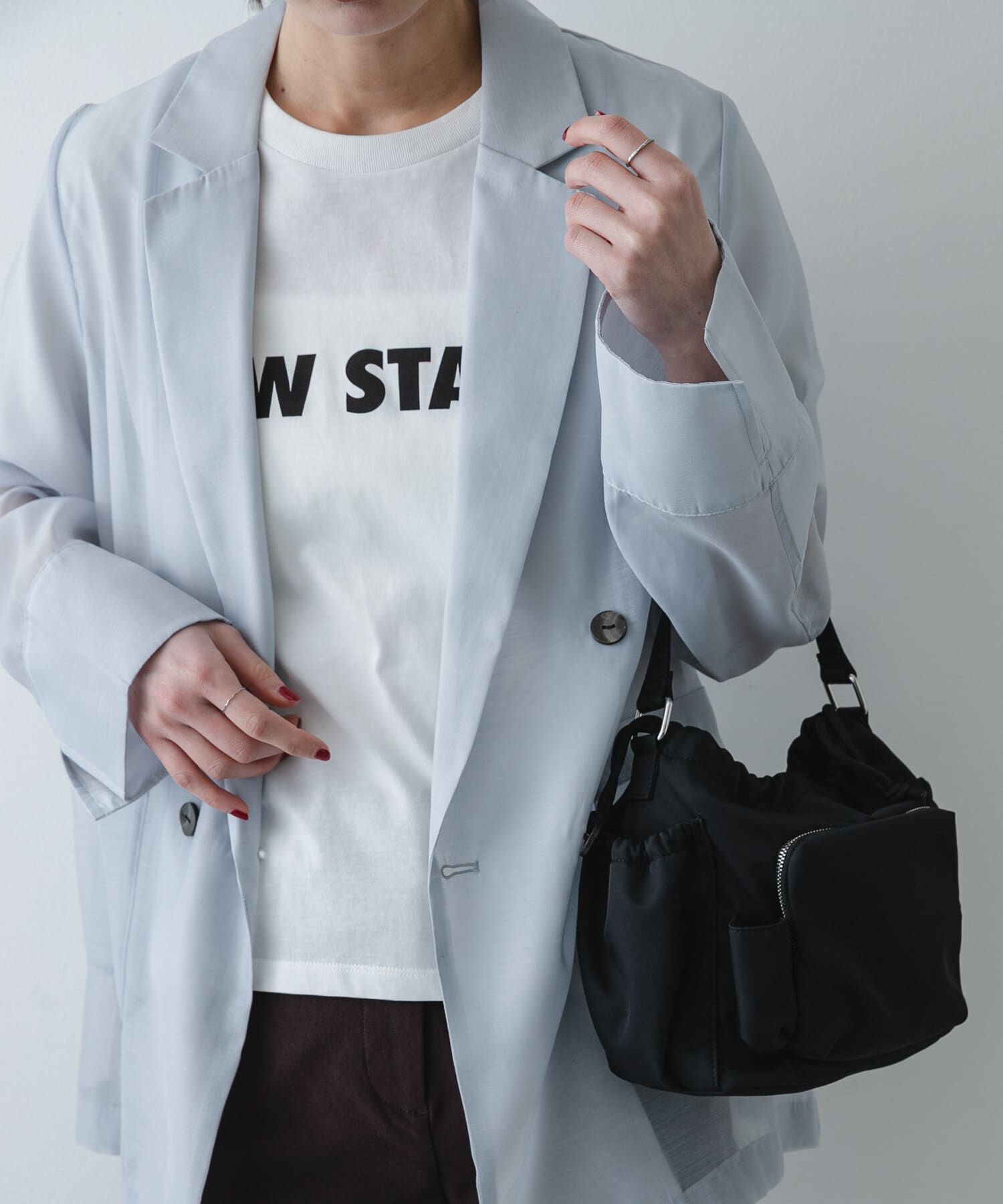 SENSE OF PLACE by URBAN RESEARCH「『撥水』ポケットデザインナイロンバッグ」|ハンドバッグ|