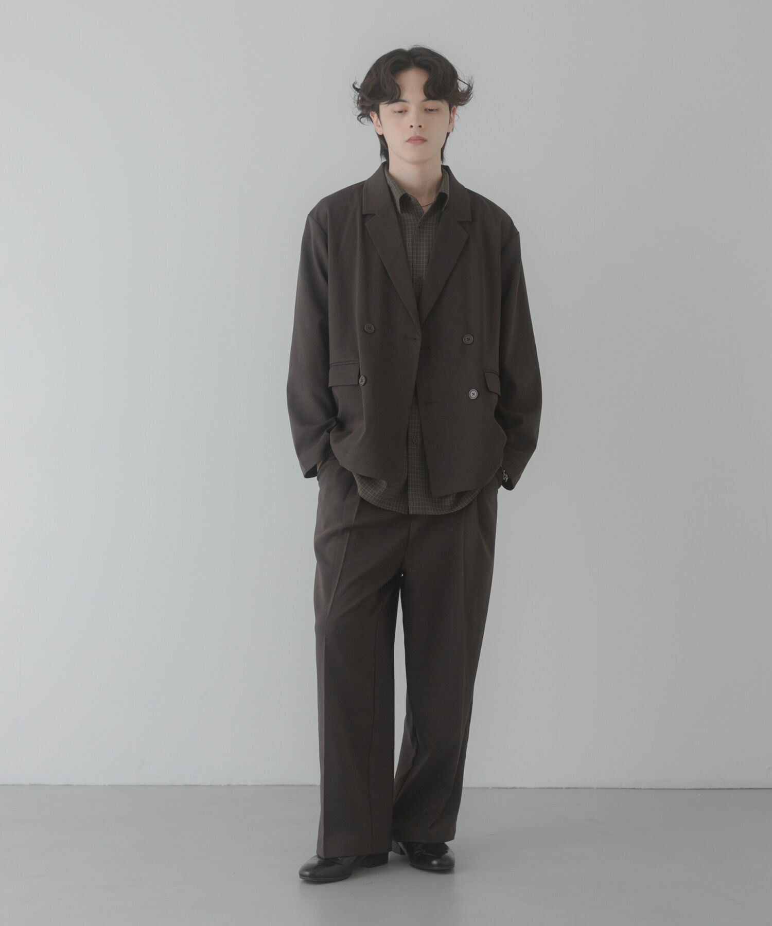 SENSE OF PLACE by URBAN RESEARCH「『イージーケア/速乾』リネンライクダブルテーラードジャケット」|その他|