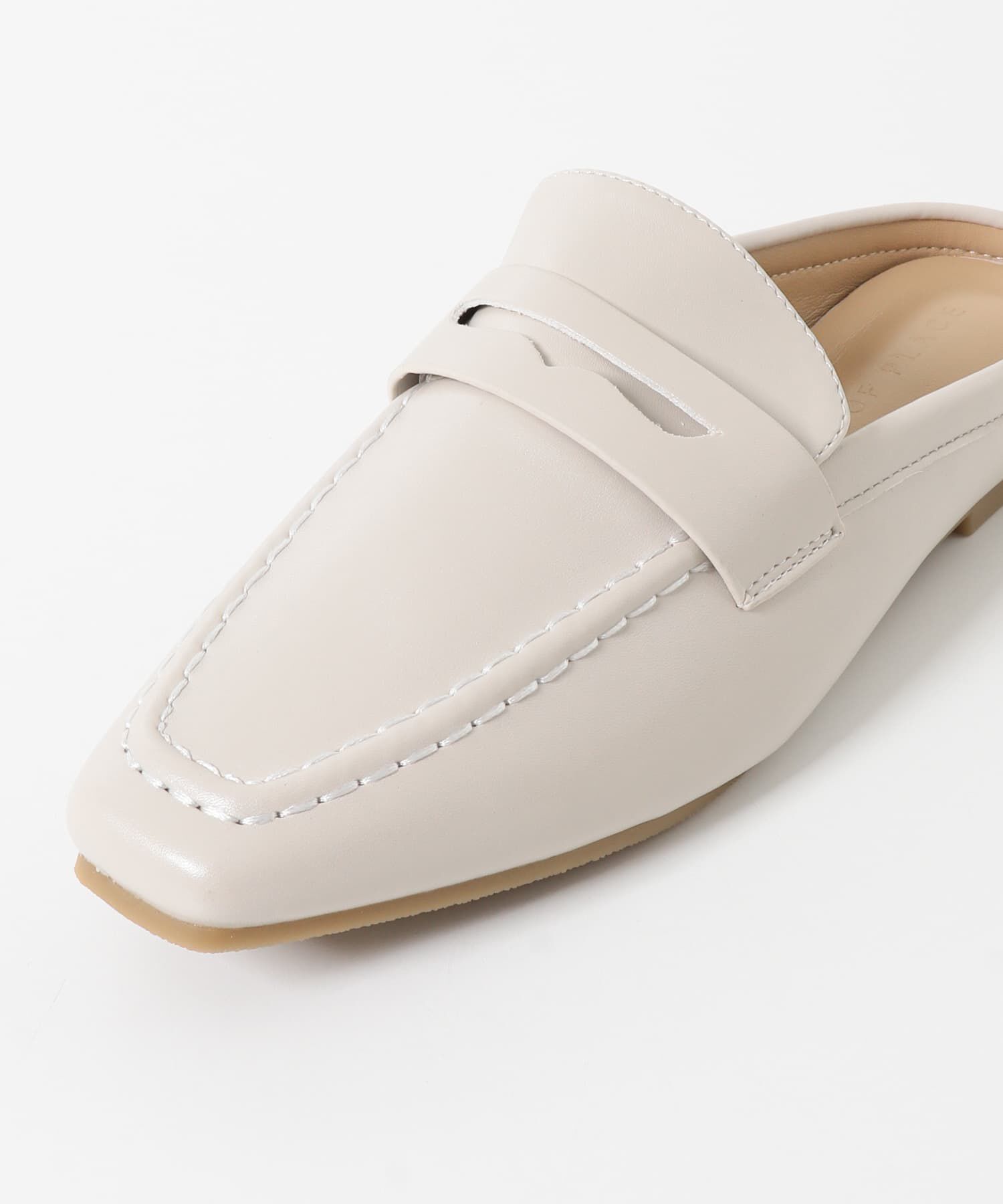 SENSE OF PLACE by URBAN RESEARCH「スクエアトゥローファーミュール」|ローファー|