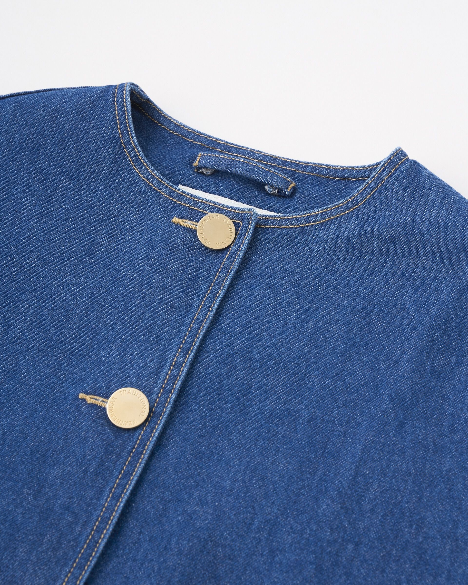 Traditional Weatherwear「MALTON NO COLLAR SHORT DENIM」|その他|