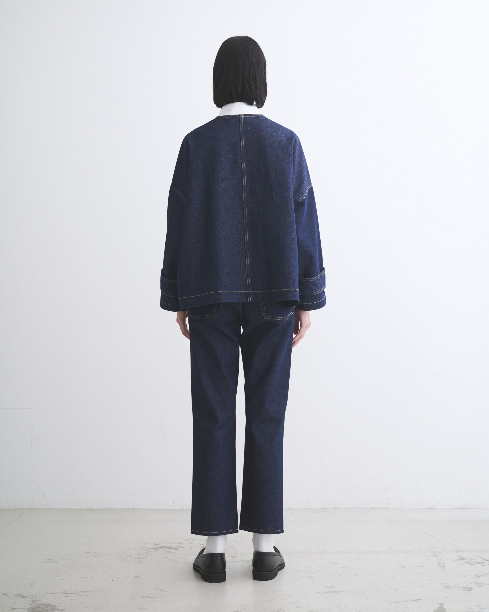 Traditional Weatherwear「MALTON NO COLLAR SHORT DENIM」|その他|