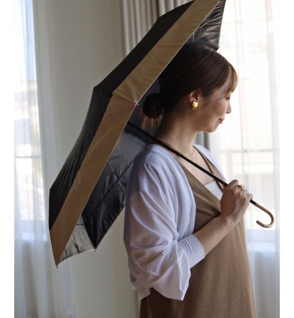le.coeur blanc「PUバイカラーミニ コンパクト折りたたみ傘」|傘|