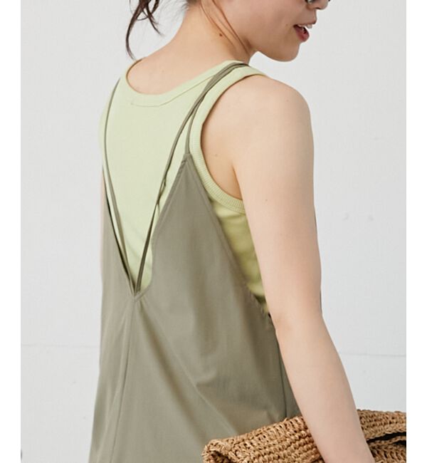 le.coeur blanc「《WEB限定アイテム》Basicテレコタンクトップ」|タンクトップ|