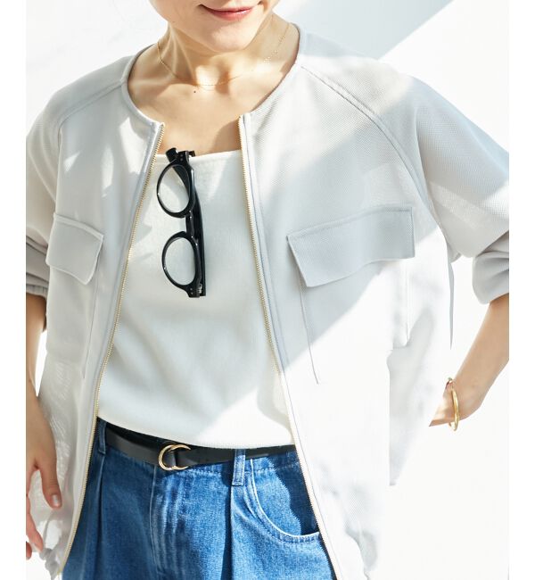  「スクエアニットタンク」|タンクトップ|