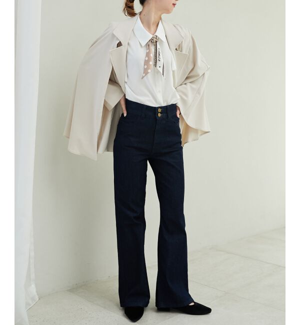 MAJESTICLEGON「2wayケープデザイントレンチ」|トレンチコート|