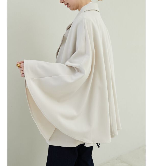 MAJESTICLEGON「2wayケープデザイントレンチ」|トレンチコート|