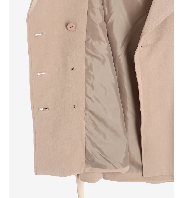 MAJESTICLEGON「2wayケープデザイントレンチ」|トレンチコート|