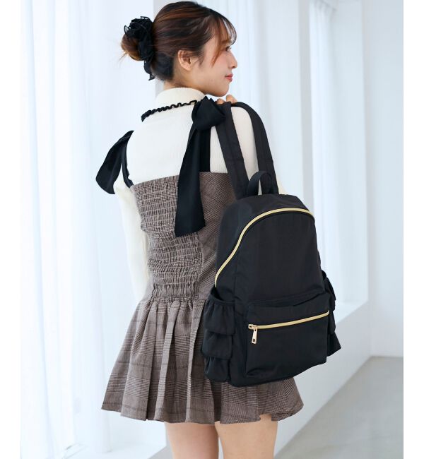 MAJESTICLEGON「サイドフリルリュック」|リュック|