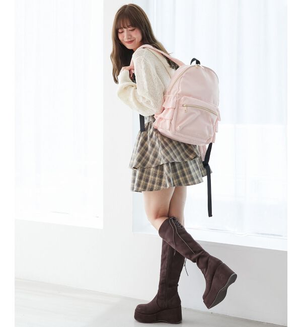 MAJESTICLEGON「サイドフリルリュック」|リュック|