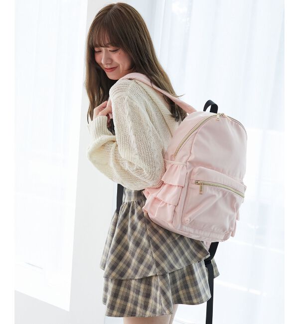 MAJESTICLEGON「サイドフリルリュック」|リュック|