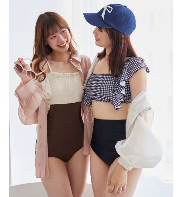 MAJESTICLEGON「レースオフショルスイムウェア/水着」|その他|