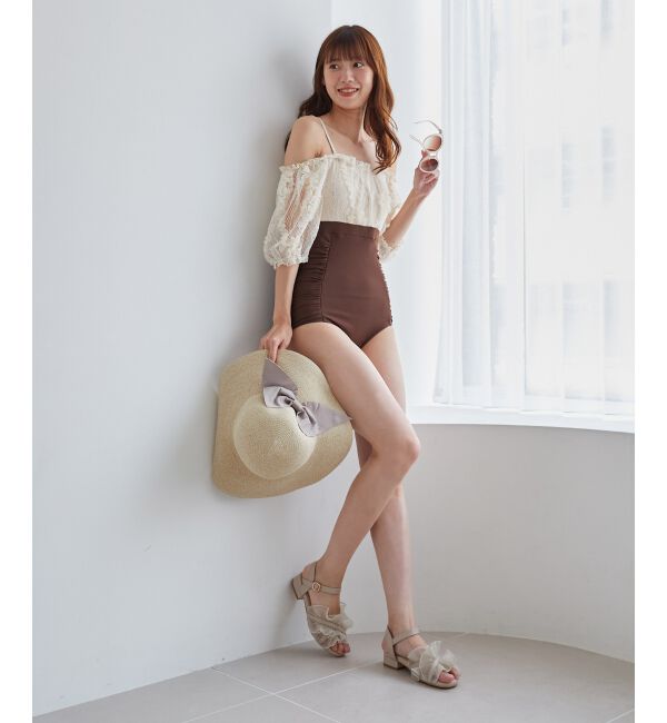 MAJESTICLEGON「レースオフショルスイムウェア/水着」|その他|