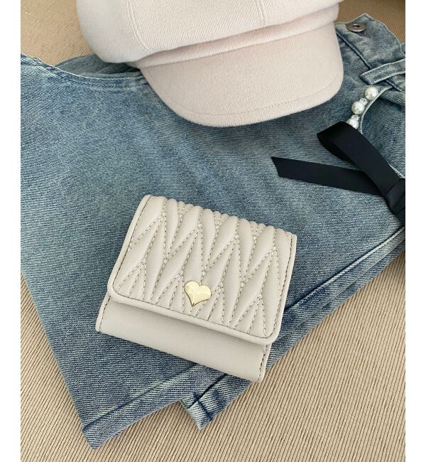 MAJESTICLEGON「クラシカルミニウォレット」|財布|アイボリー