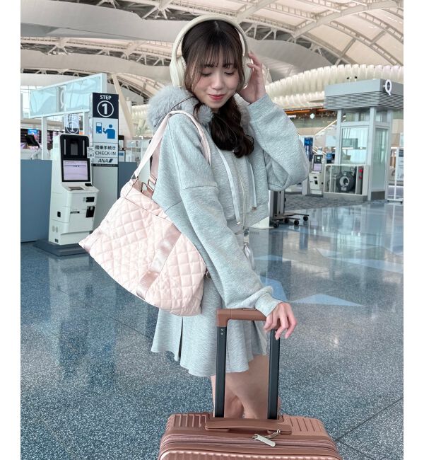  「キルティングトラベルボストン」|ボストンバッグ|