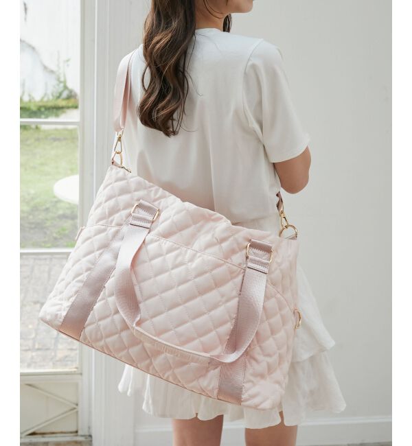  「キルティングトラベルボストン」|ボストンバッグ|