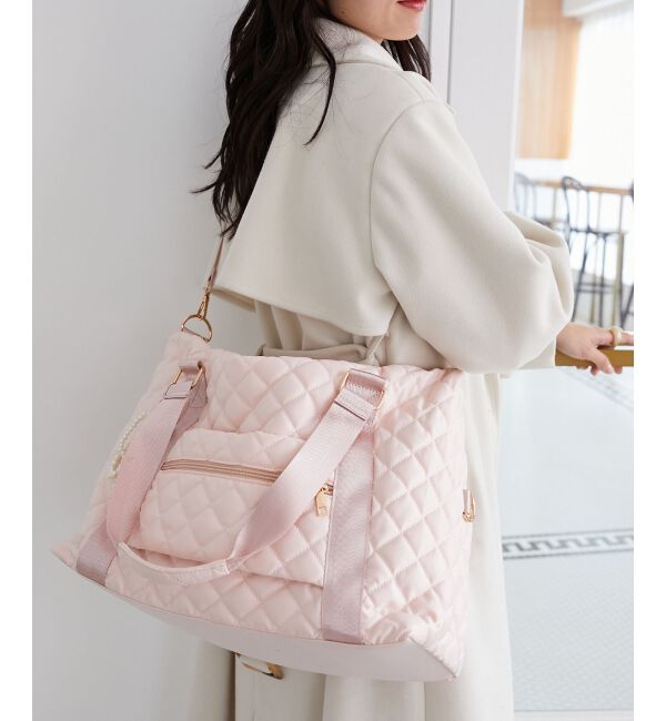  「キルティングトラベルボストン」|ボストンバッグ|