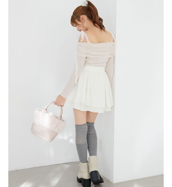 MAJESTICLEGON「フレアミニスカパン」|スカート|