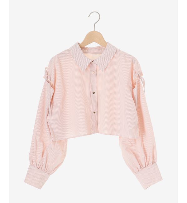  「オープンショルダーショートシャツ」|シャツ・ブラウス|