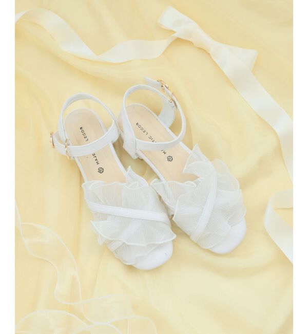  「シアーフリルサンダル」|サンダル|