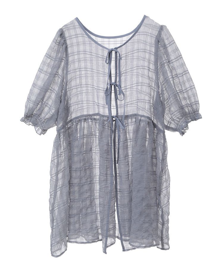 earth music&ecology「【WEB限定】シアーパフチュニック」|チュニック|