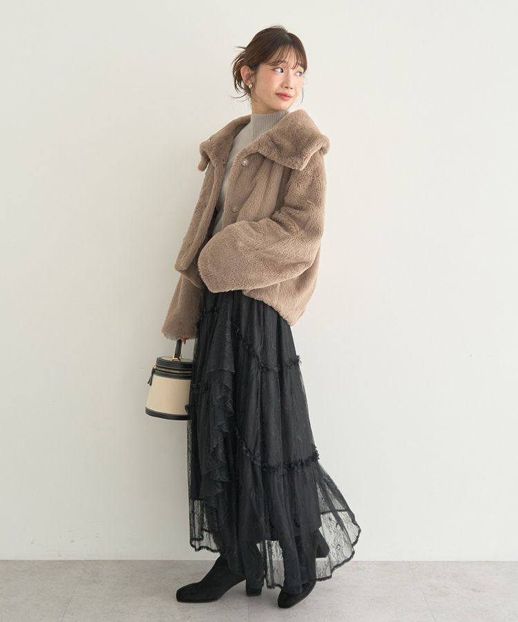 earth music&ecology「ORiental TRaffic フェイクスエードショートブーツ」|ショートブーツ|