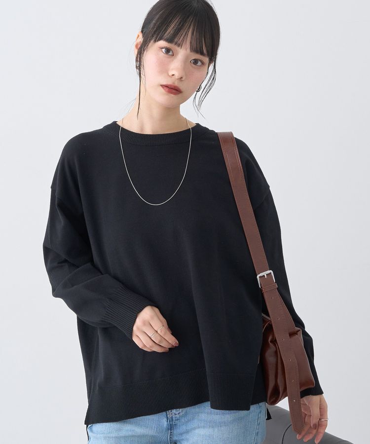 earth music&ecology「レンチング(TM)エコヴェロ(TM)(チュニック)」|チュニック|Black