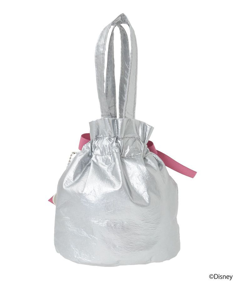 earth music&ecology「Disney/ミッキーチャーム付きリボン巾着」|ポーチ|