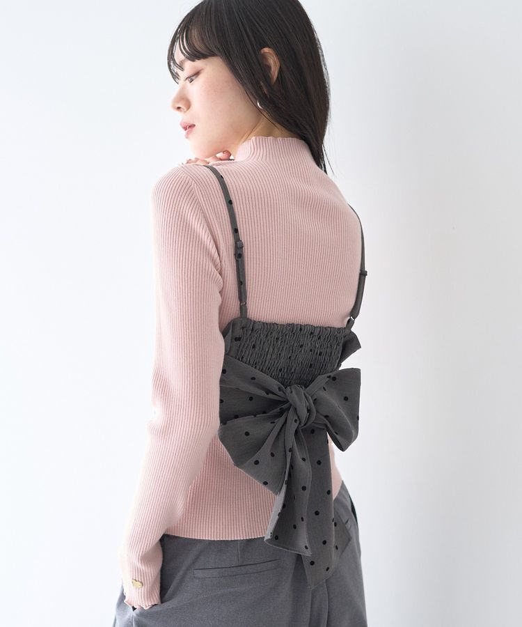 earth music&ecology「2WAYドットリボンビスチェ」|ベスト・ジレ|