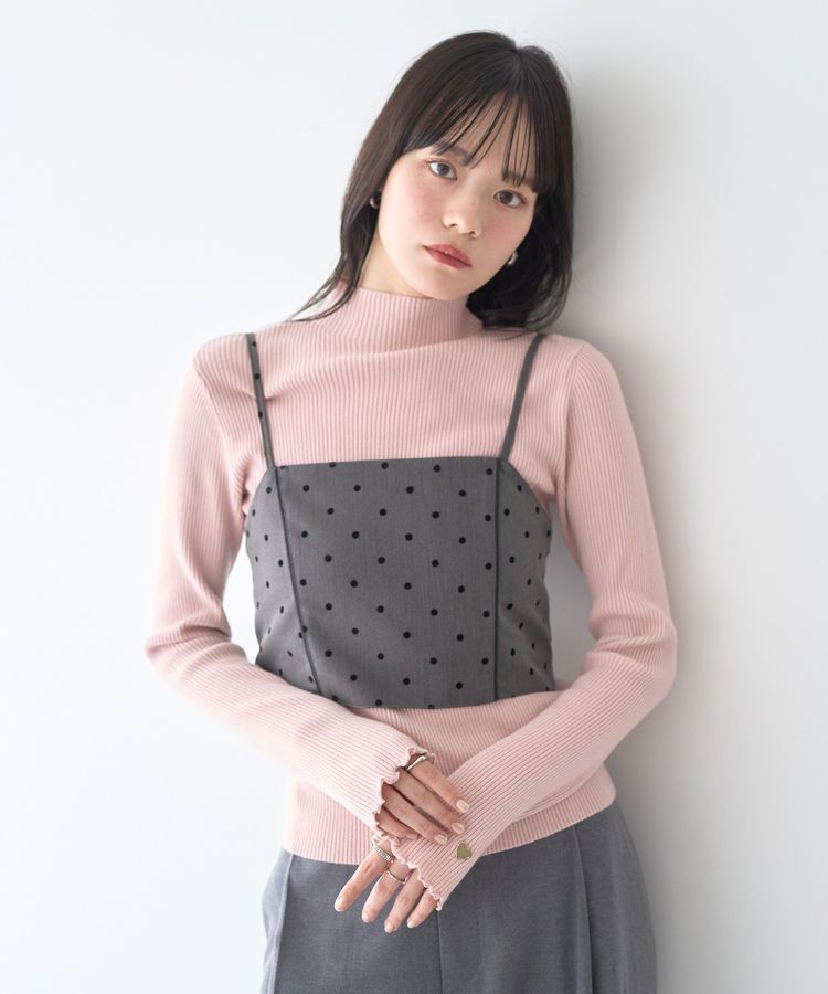 earth music&ecology「2WAYドットリボンビスチェ」|ベスト・ジレ|