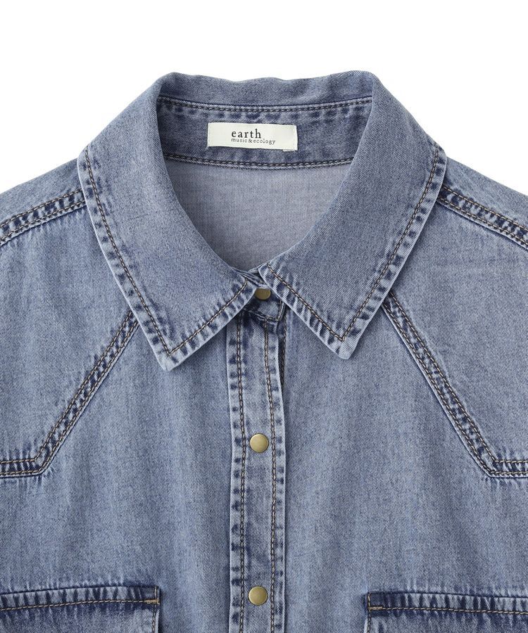 earth music&ecology「ウエスタンデニムシャツ」|シャツ・ブラウス|
