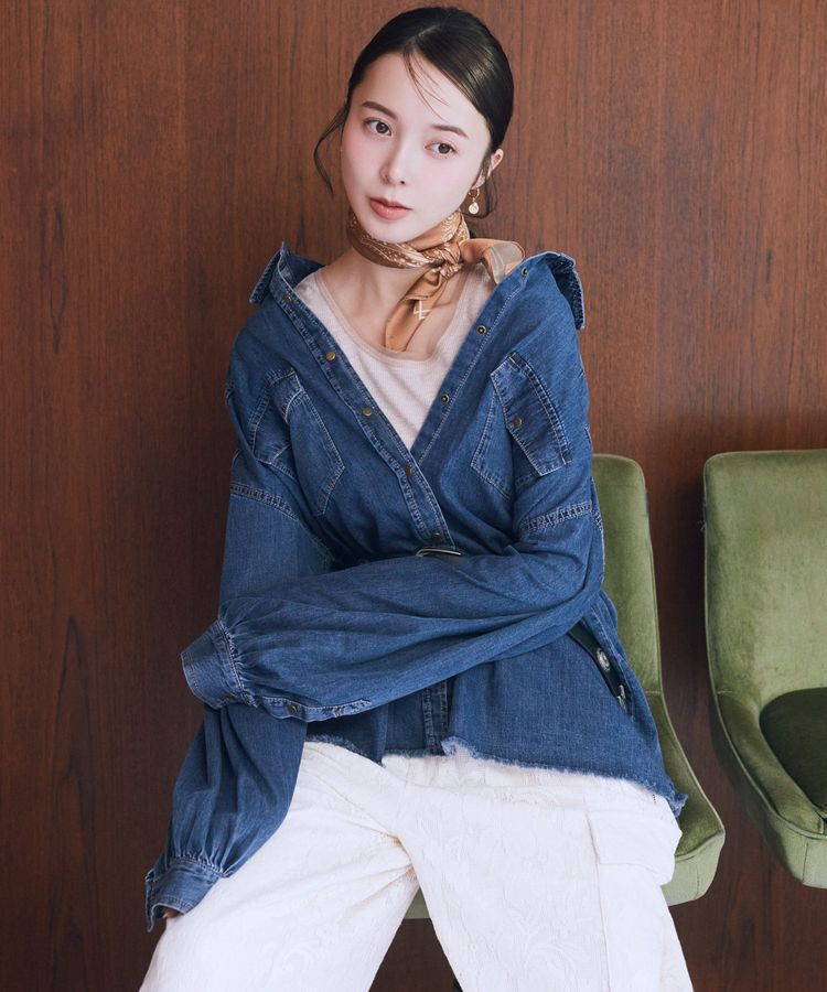 earth music&ecology「ウエスタンデニムシャツ」|シャツ・ブラウス|