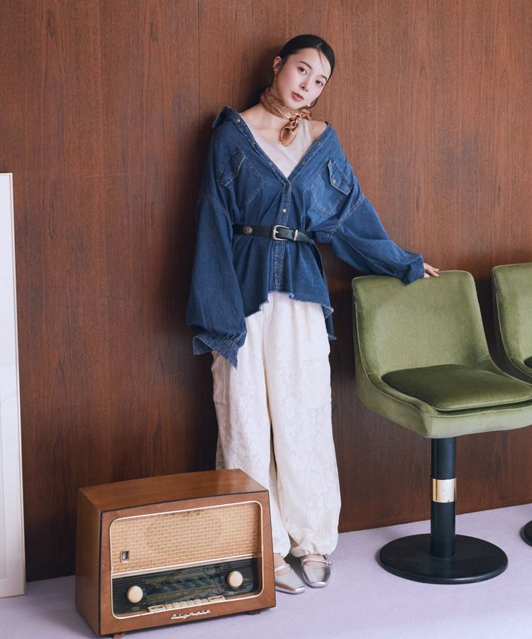 earth music&ecology「ウエスタンデニムシャツ」|シャツ・ブラウス|