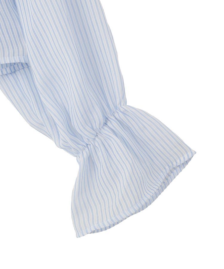 earth music&ecology「シャーリングストライプシャツ」|シャツ・ブラウス|