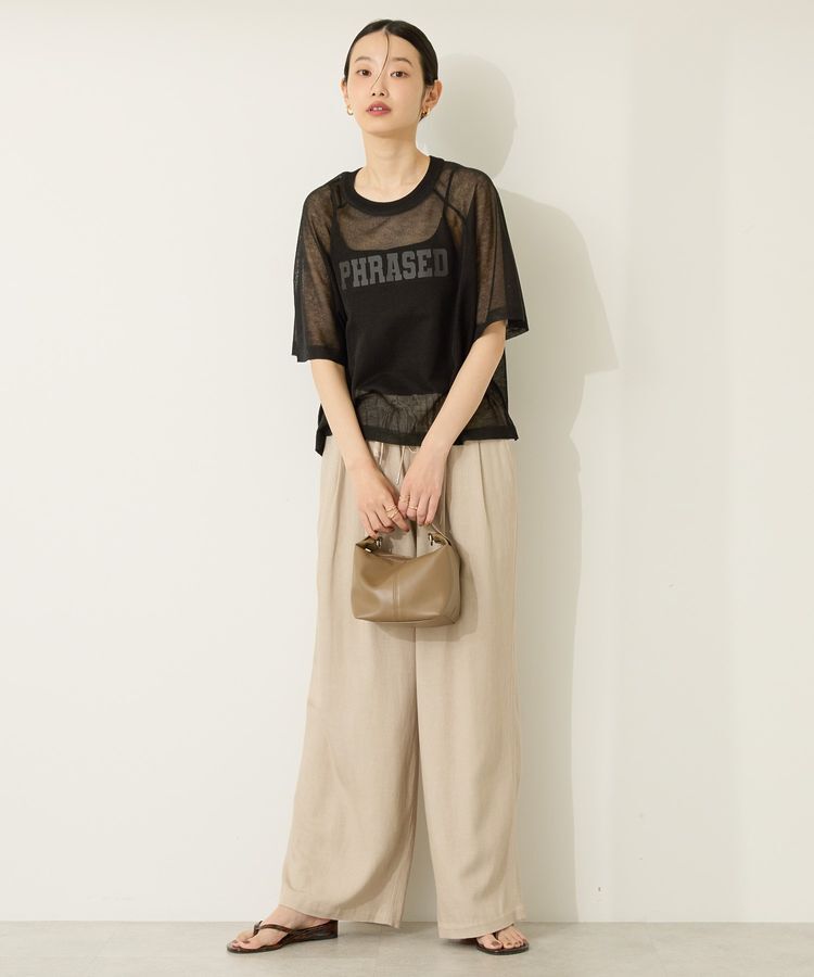 AMERICAN HOLIC「プリントロゴシアーニットプルオーバー」|ニット・セーター|