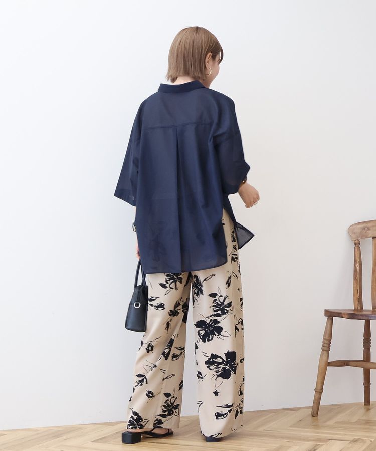 AMERICAN HOLIC「イージーケア+接触冷感Wポケットオーバーシャツ」|シャツ・ブラウス|