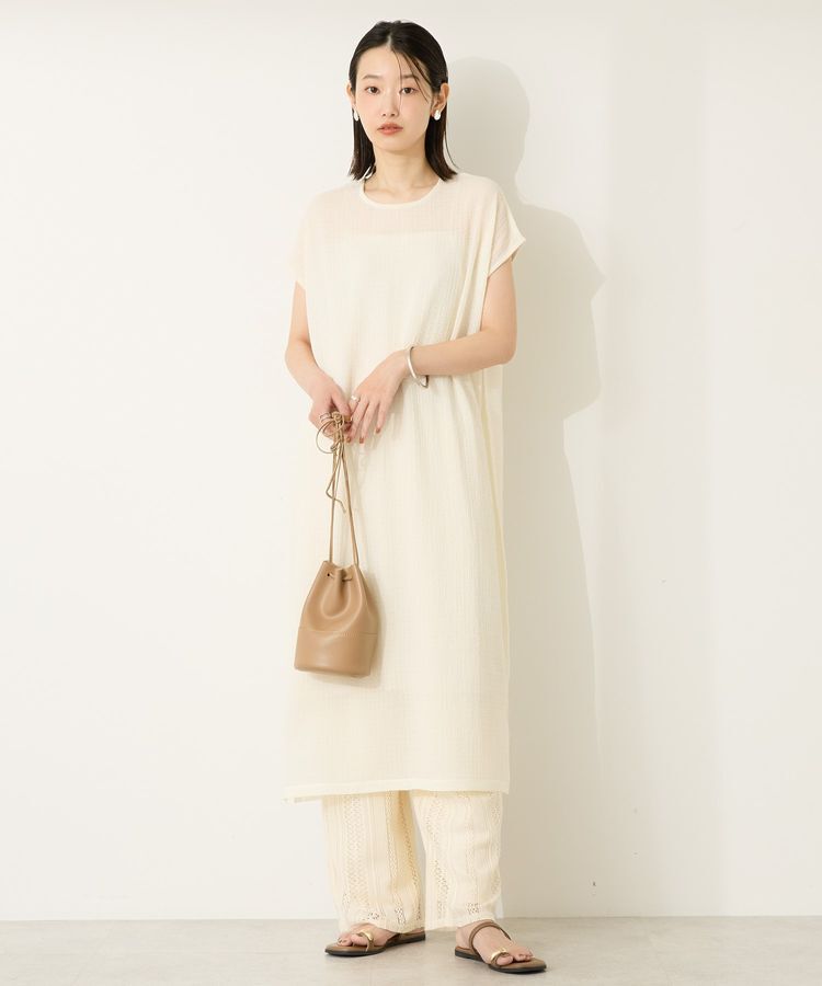 AMERICAN HOLIC「ポコポコノースリーブワンピース【インナー付き】」|ワンピース|