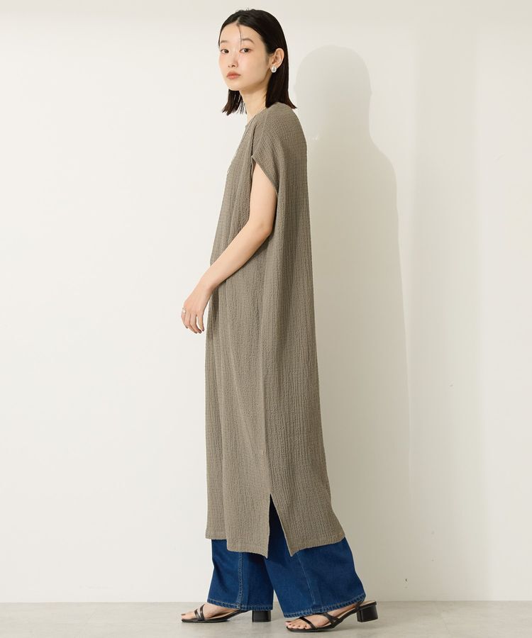 AMERICAN HOLIC「ポコポコノースリーブワンピース【インナー付き】」|ワンピース|