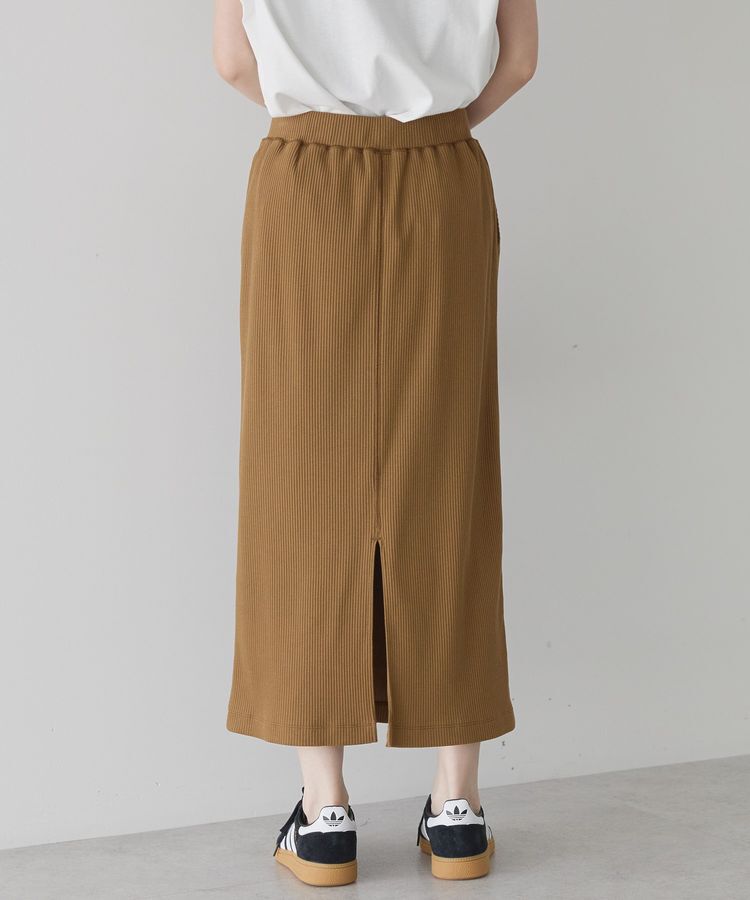 AMERICAN HOLIC「針抜きリブナロースカート」|タイト|