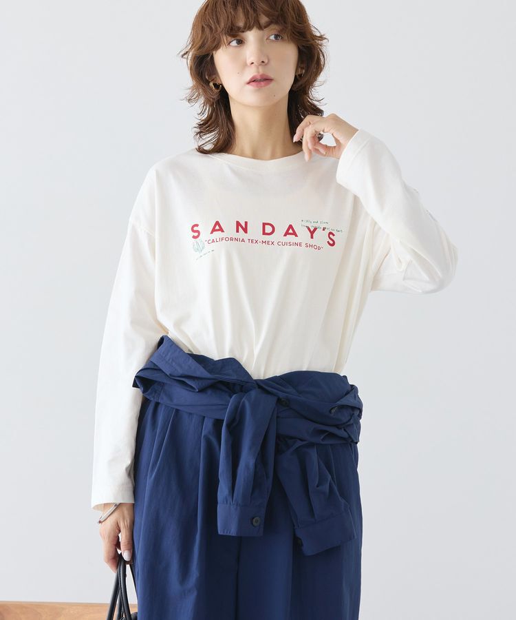 AMERICAN HOLIC「SANDAYS ロングTシャツ/チュニック」|Tシャツ・カットソー|
