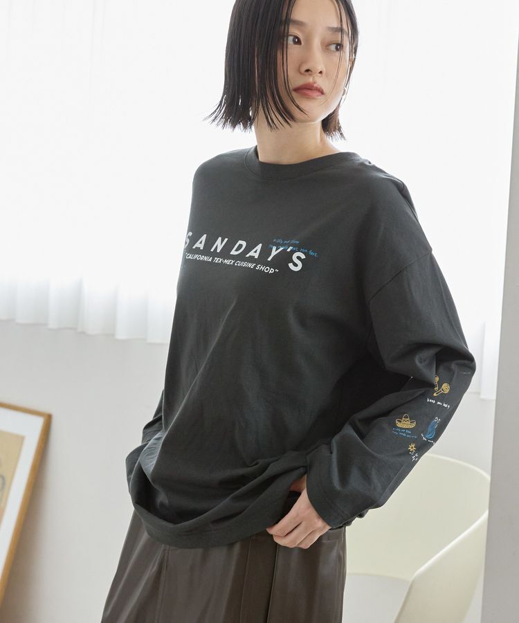 AMERICAN HOLIC「SANDAYS ロングTシャツ/チュニック」|Tシャツ・カットソー|