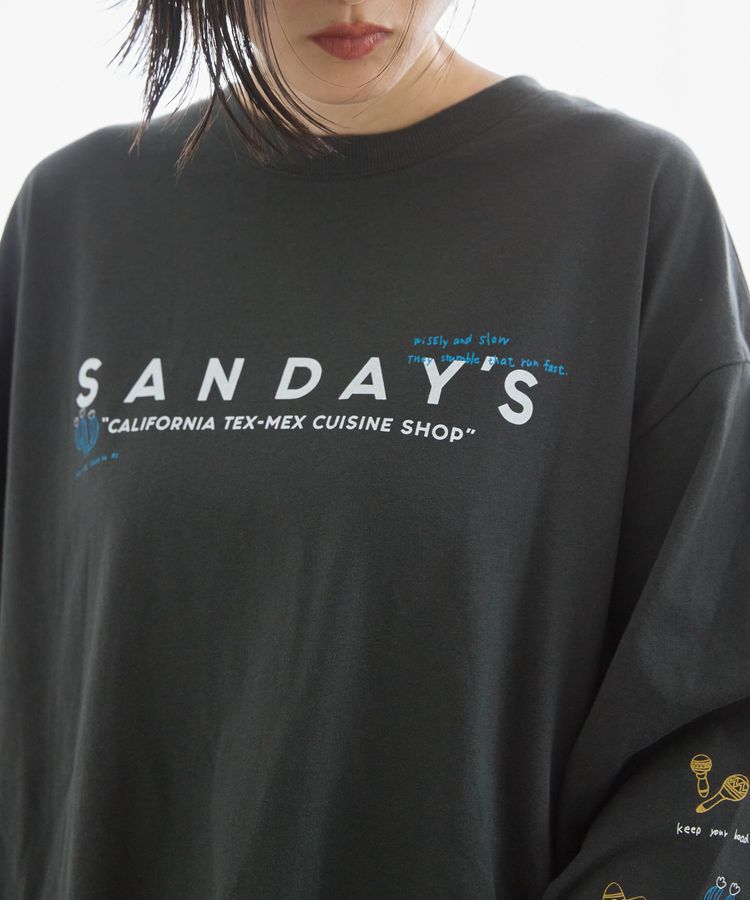 AMERICAN HOLIC「SANDAYS ロングTシャツ/チュニック」|Tシャツ・カットソー|