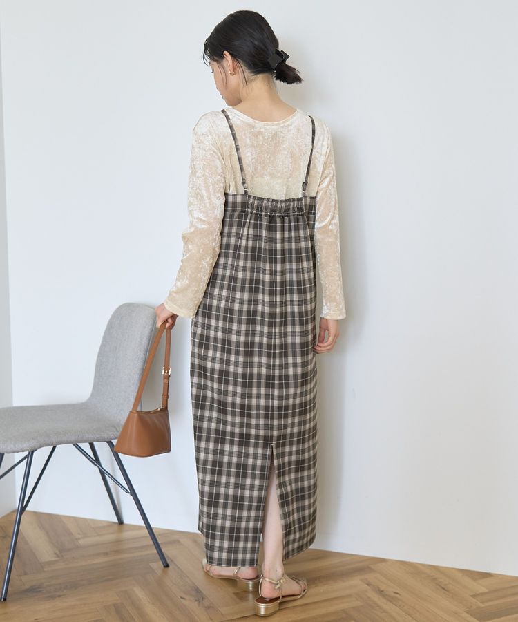 AMERICAN HOLIC「タック切替キャミワンピース」|ワンピース|