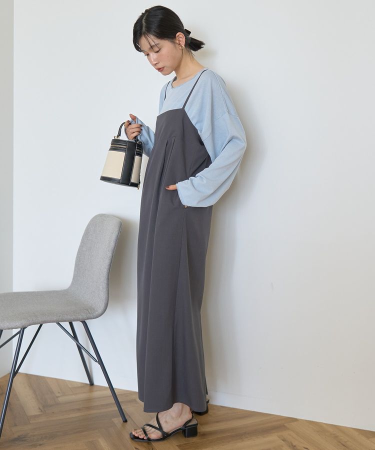 AMERICAN HOLIC「タック切替キャミワンピース」|ワンピース|