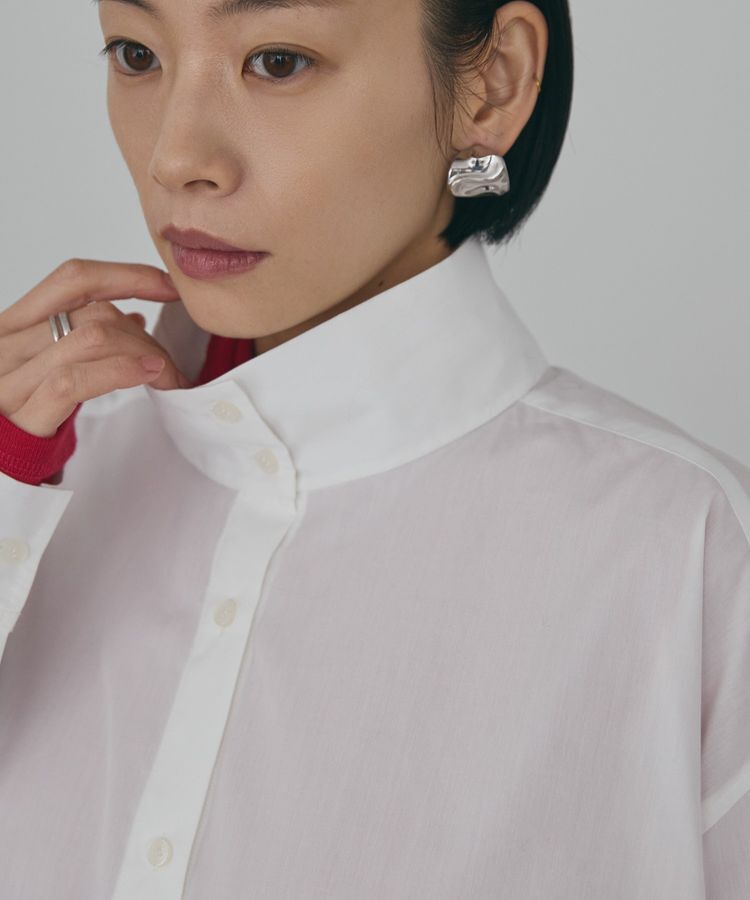 AMERICAN HOLIC「イージーケアハイネックシャツ」|シャツ・ブラウス|