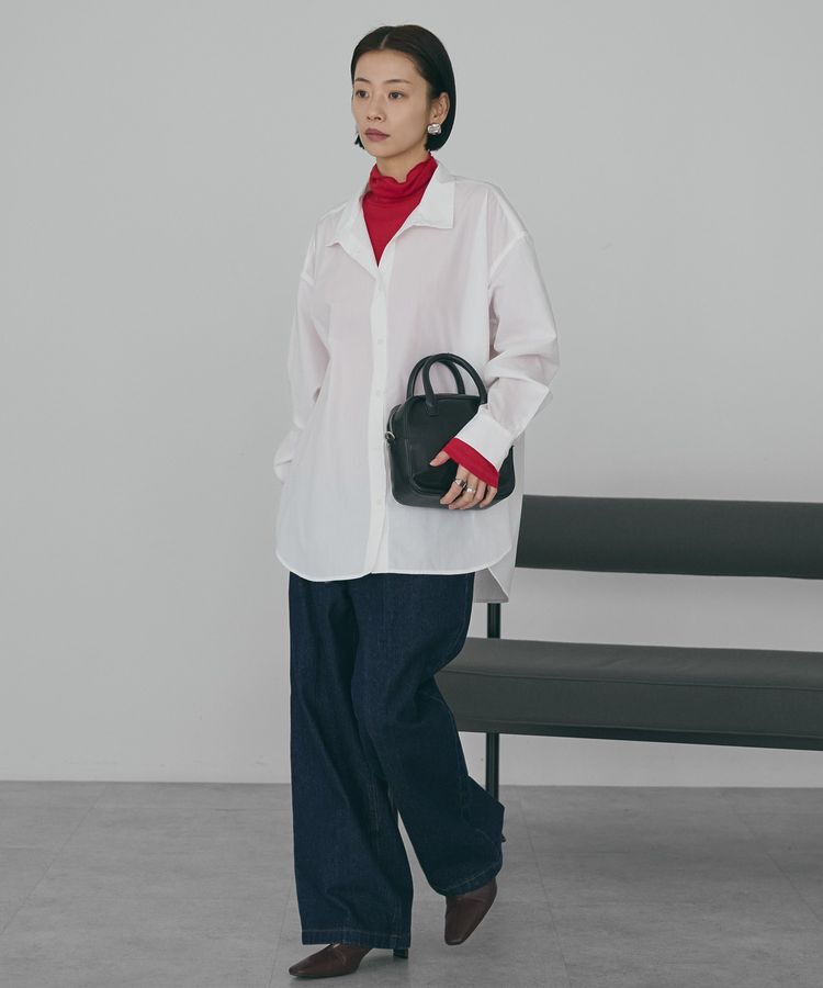 AMERICAN HOLIC「イージーケアハイネックシャツ」|シャツ・ブラウス|